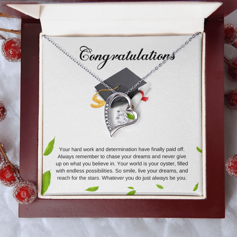 For Graduation | Congratulations - Forever Love Necklace