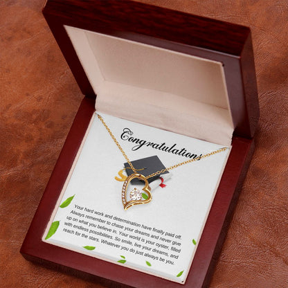 For Graduation | Congratulations - Forever Love Necklace