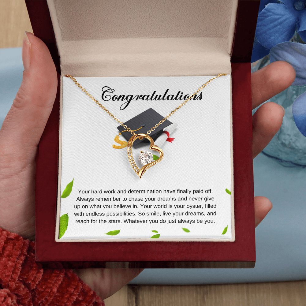 For Graduation | Congratulations - Forever Love Necklace