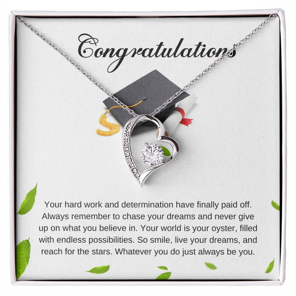 For Graduation | Congratulations - Forever Love Necklace