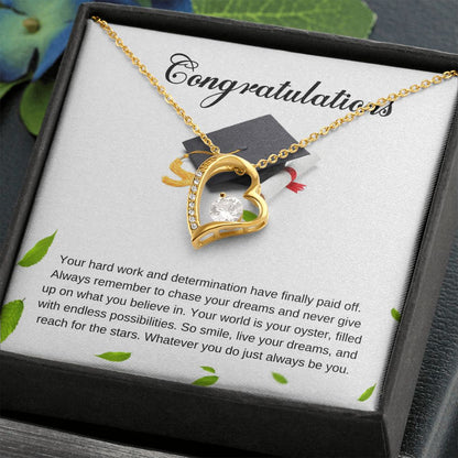 For Graduation | Congratulations - Forever Love Necklace